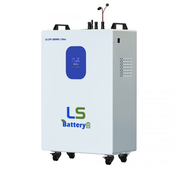 Pin Lưu Trữ Ls Battery 300Ah 48V 15KWH kết Hợp Inverter 5KW