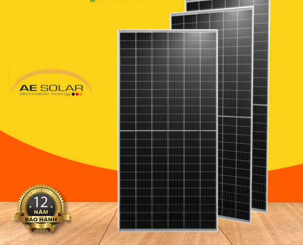 Tấm Pin Mặt Trời AE Solar 550W - Made in Germany, chất lượng Đức